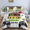 Gamepad Polyester Duvet Cover Set Colourful Button King Play Gamer Bedding Set Kid Teen Man Video Game For Child Game Room Decor