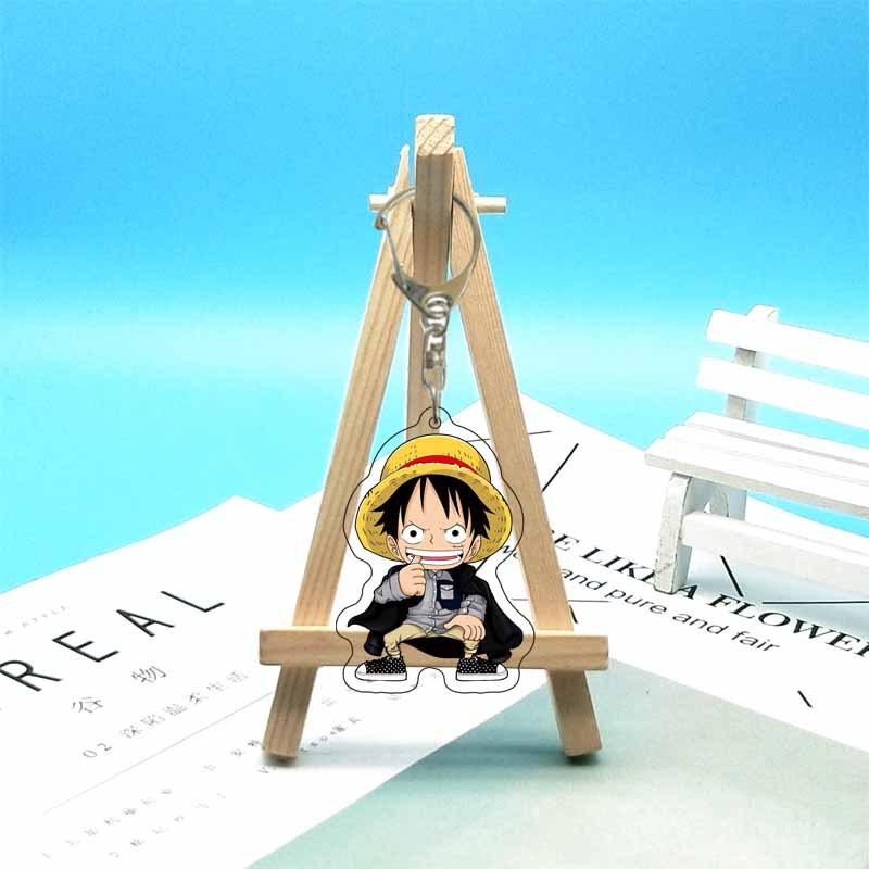 One Piece Luffy, Chopper, Law, Zoro, Ace, Sanji, Sabo Acrylic Keychain