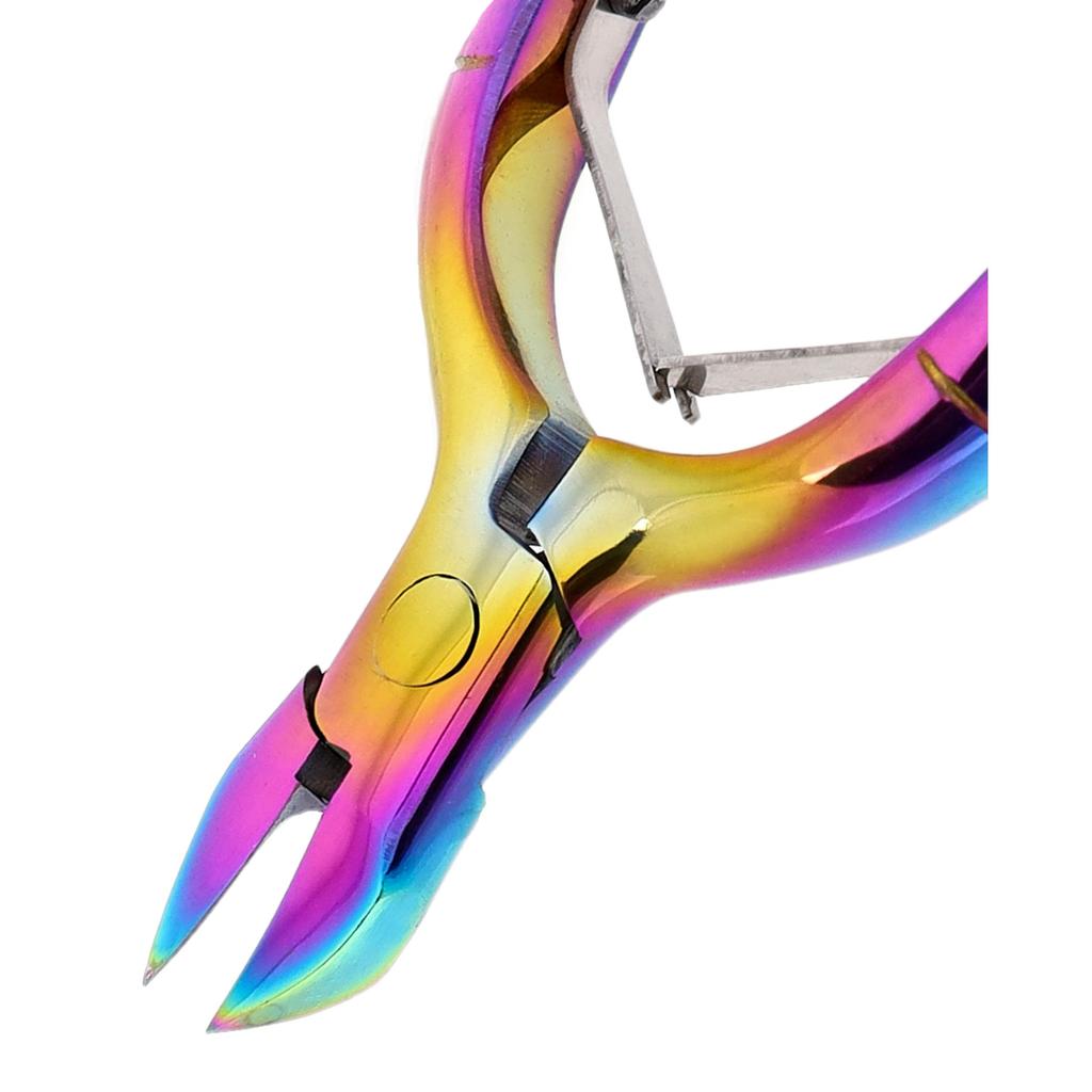 Cuticle Nippers Nail Clippers Cosmetic Scissors Manicure Spa Salon Multicolor