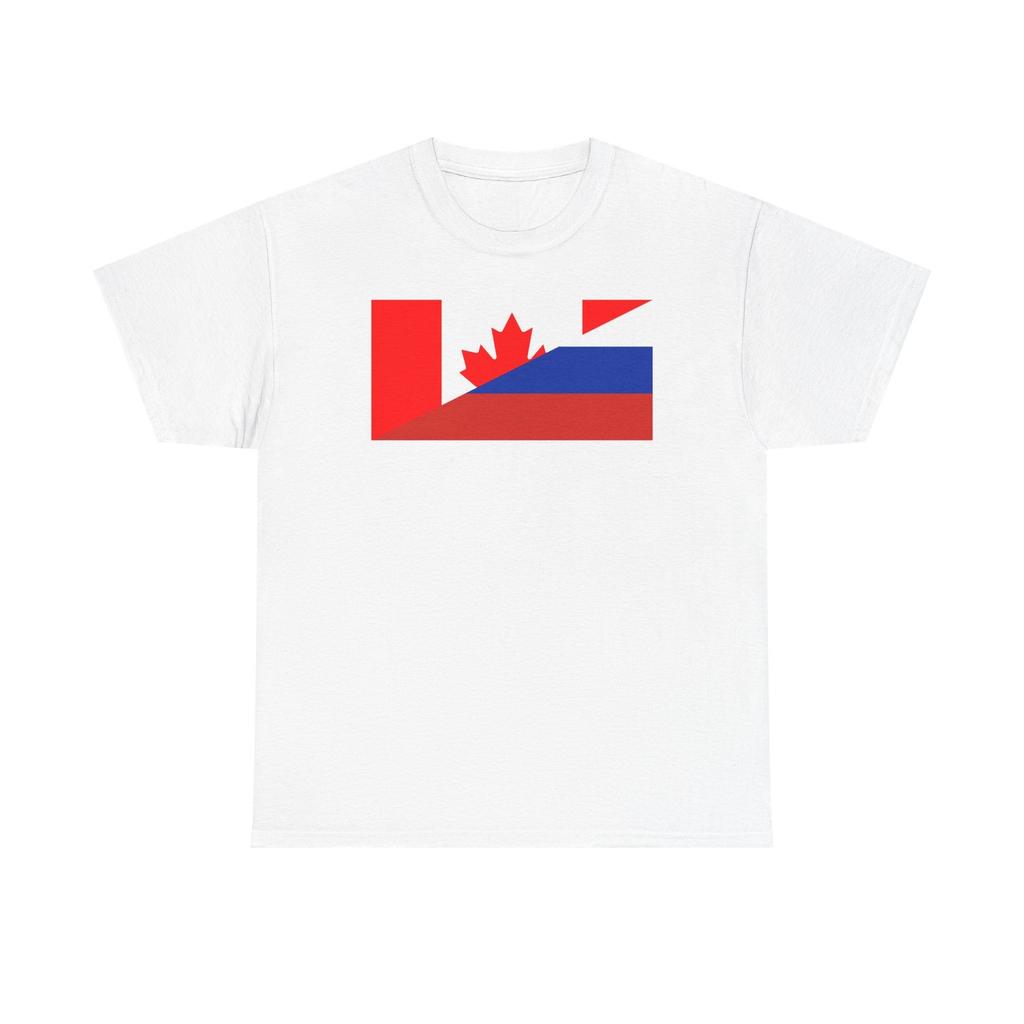 Flag of Canada and Russia (Canada) T-Shirt