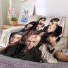 Kpop Stars Flannel Blanket Throw Blanket Soft Warm Sofa Bed Camping Home Decor Unique Christmas Gift C9211980