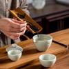 Fangran A-640 Chinese Ceramic Portable Kung Fu Tea Set
