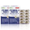 New Nature Low Temperature Supercritical rTG Omega-3 High Concentration 1400 Power 60 Tablets 2 Pcs