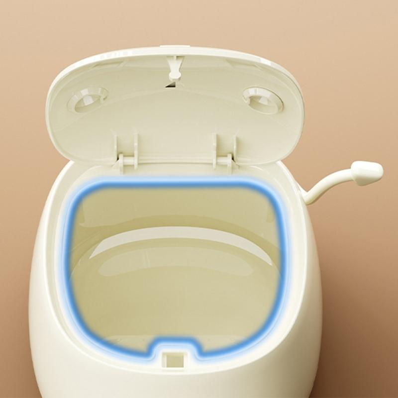 Press Lid Design Desktop Trash Can With Odor Locking Function Devil Shape Waste Container For Home Office Bedroom Decors