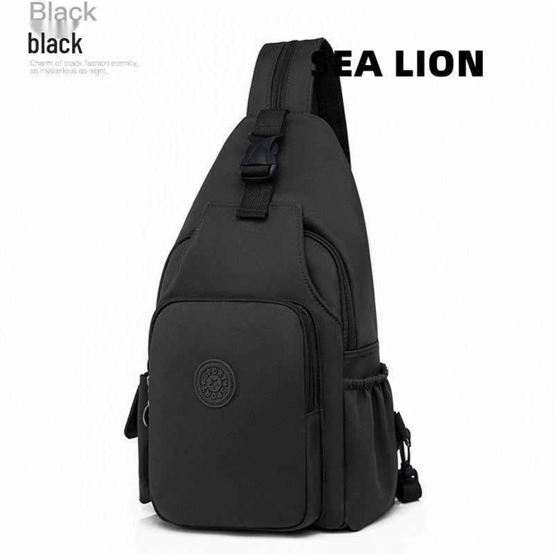 

Unisex Versatile Crossbody & Backpack Multi-Compartment Chest Bag чорний