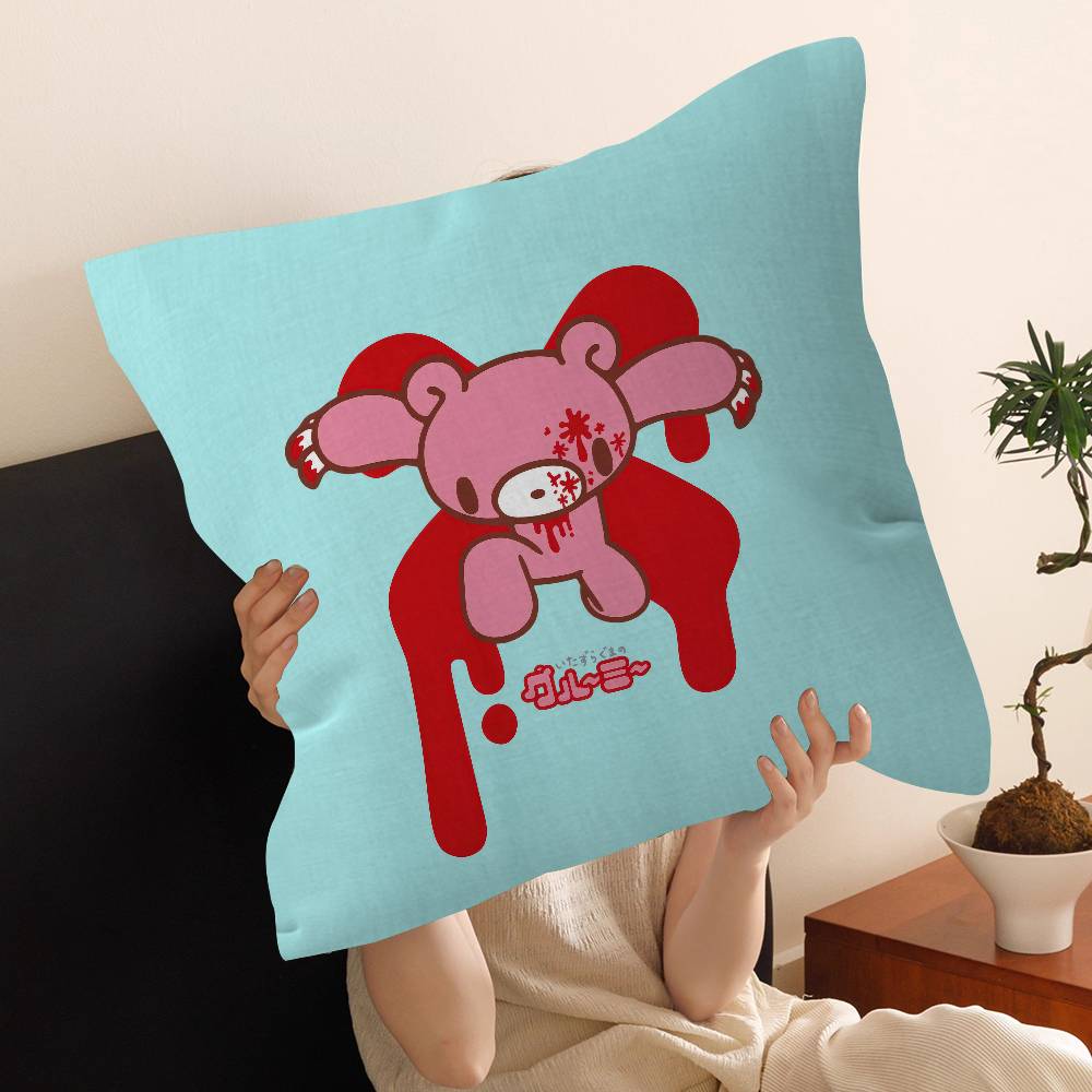 G-Gloomy B-Bear Cartoon Personalized Pillow Dust Cover Bedroom Kids Party Decoration Pillowcase Birthday Children Gift