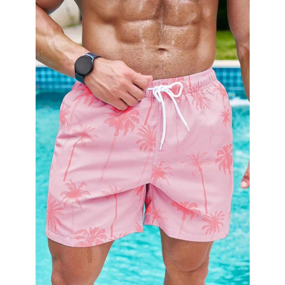3D Print Men s Coconut Tree Graphic Beach Shorts Swimwear Men Surfing Casual Board Pants Hawaiian Swimsuits Trunks Kids Clothing XL