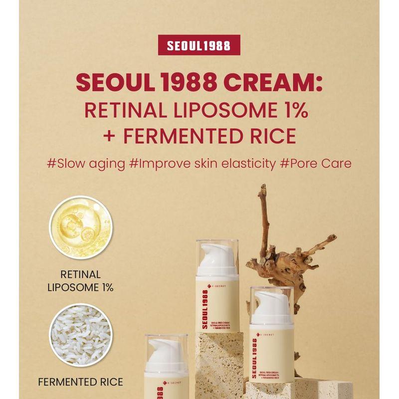 KSECRET SEOUL 1988 Cream : Retinal Liposome 1% + Fermented Rice