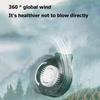 Mini Clip Fan Hanging Waist Neck Fan Girl Electric Air Cooling Fan 900mah USB Leafless Fan 3 Speeds Portable Cooler Air