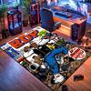 Hip-Hop-Rapper-Teppich, geeignet für Wohnzimmer, Schlafzimmer, Spielzimmer, Computerraum und Heimdekoration.