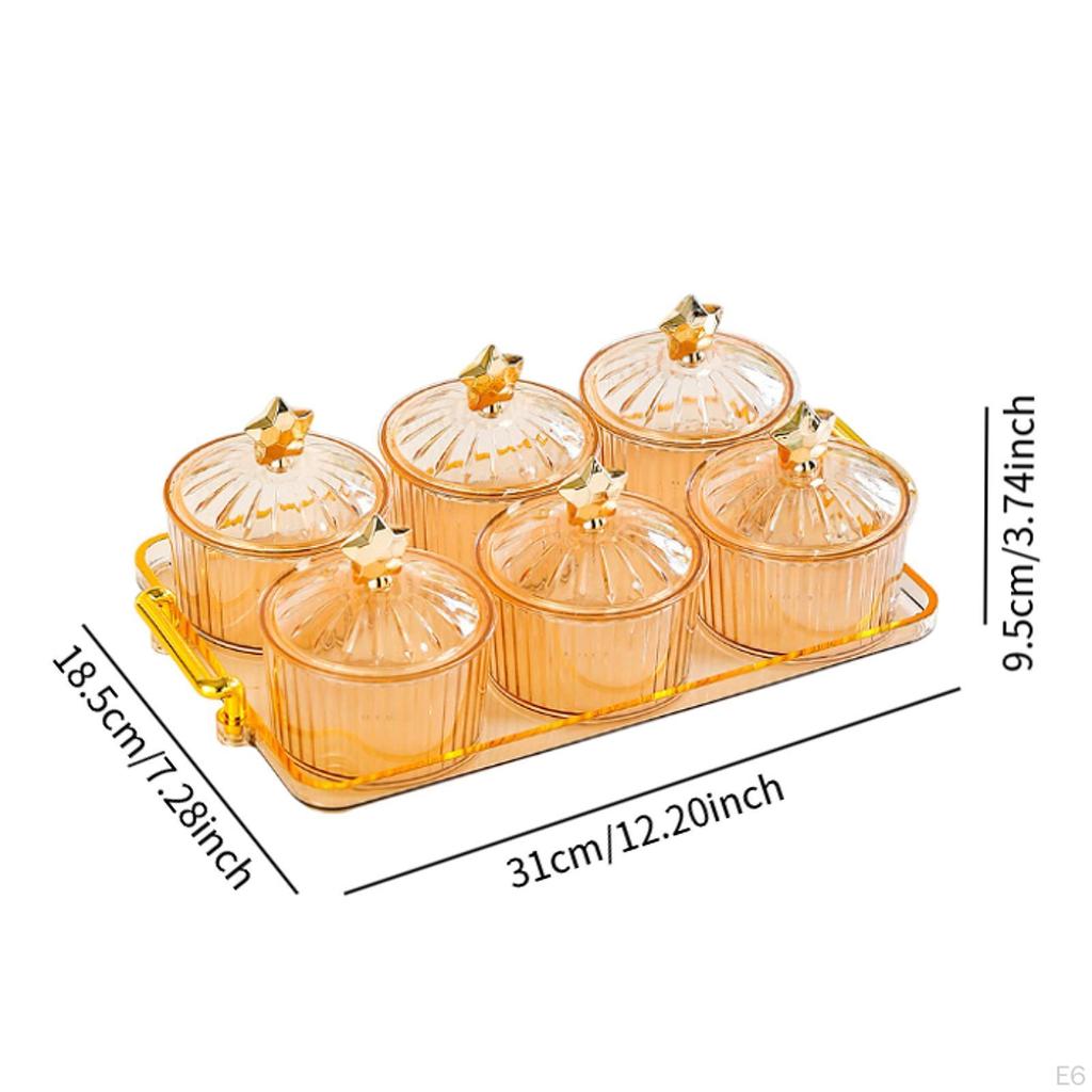Divided Platter for Dried Fruits And Snacks Ideal Celebrations