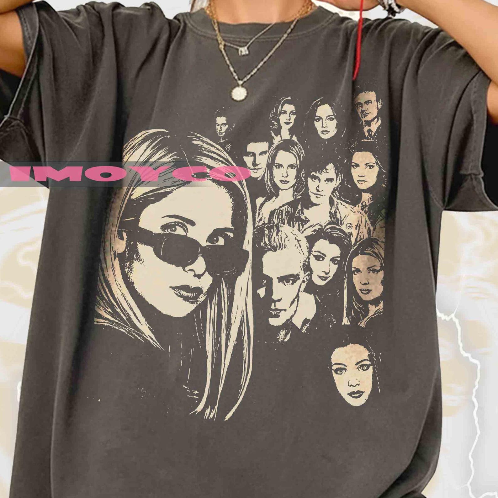 Buffy The Vampire Slayer Shirt,buffy the vampire slayer tshirt, buffy the vampire slayer print T-shirt, buffy angel,buffy summers Merch tee S