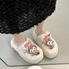 Thick-bottomed Non-slip Fluffy Slippers for Women 2025 Autumn and Winter Wear Cute Cartoon Doll Cotton Slippers for Women