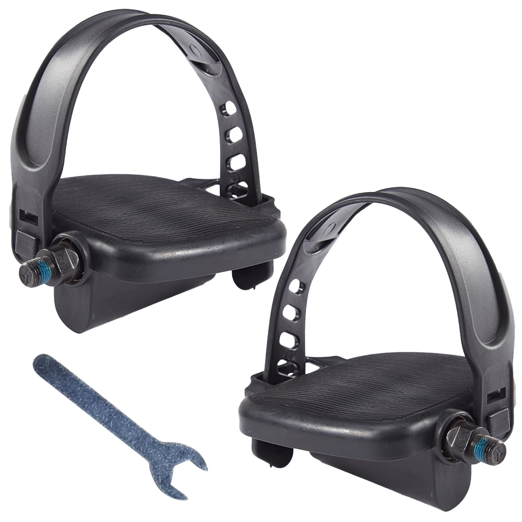 

Felimoa Aero Bike Compatible Bicycle Repair Thread Set of 2 Pedals, Replacement, 9/16 Thread, чёрный