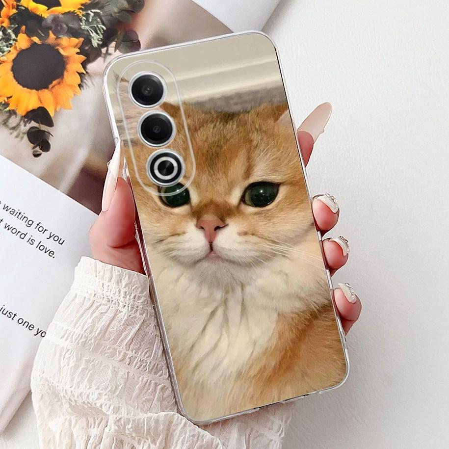For OPPO K12x A80 Case 2024 New Fashion Love Heart Soft Silicone Back Cover For OPPO A3 Pro 5G CPH2639 A 80 K 12x CPH2667 Bumper