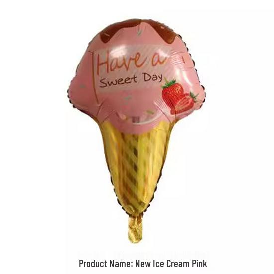 Ice Cream Cone Popsicle Balloon - Summer Party Decoration