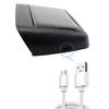 Innovative Solar Rechargeable Car Clock with After Dark Visibility Solar Charged Clock Essential Accessory for Vehicle