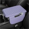 Upgraded Car Center Console Cover,Microfiber Leather Car Armrest Cover Cushion with 2 Storage Bags,Car Armrest Storage Box Interior Accessories for
