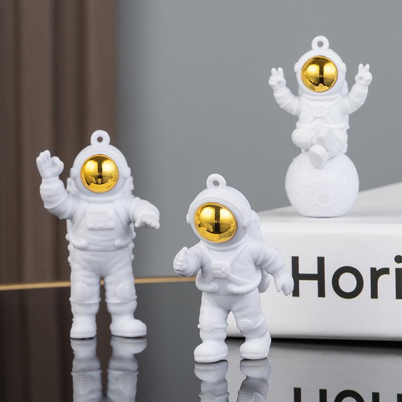 Astronauten-Figur-Ornament für Wohnzimmer oder Kinderzimmer - Weihnachtsgeschenk-Deko Weltraumfahrer