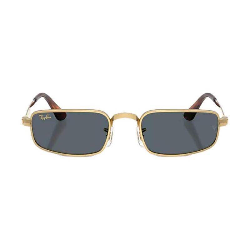 RAYBAN logo Metal Square Sunglasses Unisex Couple Style 001/R5 54-21 RB3927