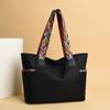 Women Oxford Fabric Shoulder Bag Large Capacity Minimalist Fashion Handheld Bag Casual Water-Resistant Tote Bag