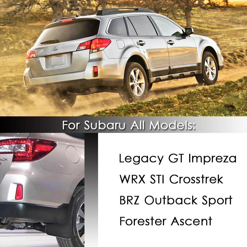 Mud Flaps Mudflaps Splash Guards Mudguards Fender Flares For Subaru Impreza WRX STI XV BRZ Scion FR-S Forester SF SG SH SJ SK
