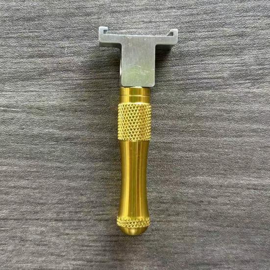 Ergonomic Handle Wrench, Compact Multifunctional Lever Tool, Aluminum Alloy Steel Anti-Slip Grip Detachable Structure Portable Wrench