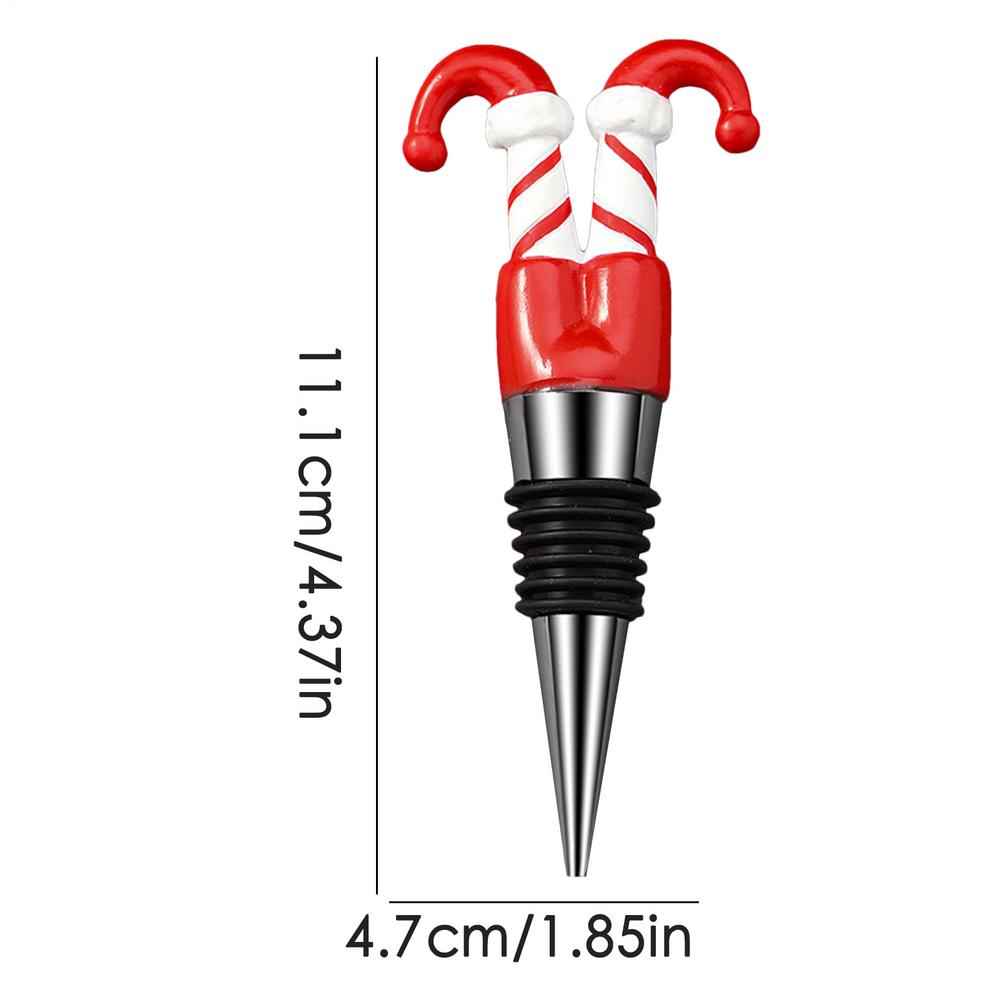 

Wine Toppers For Wine Bottles Reusable Bottle Cork Halloween Wine Stopper Fresh-Keeping Wineware Decoration Convenient Leakproof синій