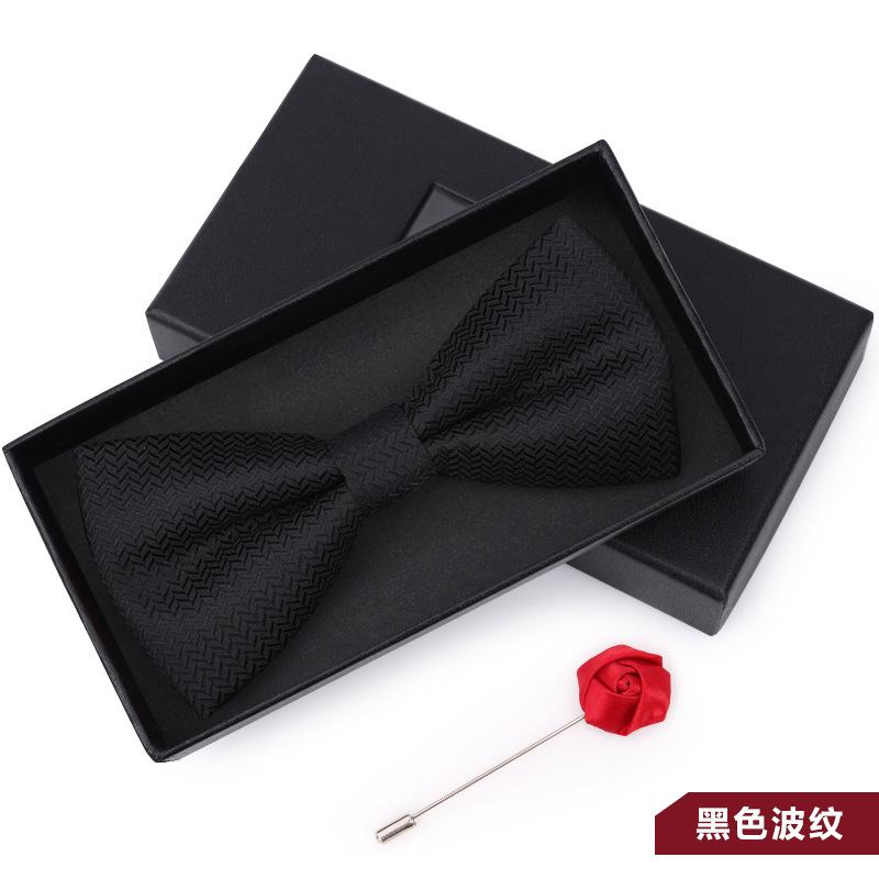 Bow Tie Men'S Wedding Groom Best Man Red Suit Shirt British Brothers Korean Bow Women'S Gift Box