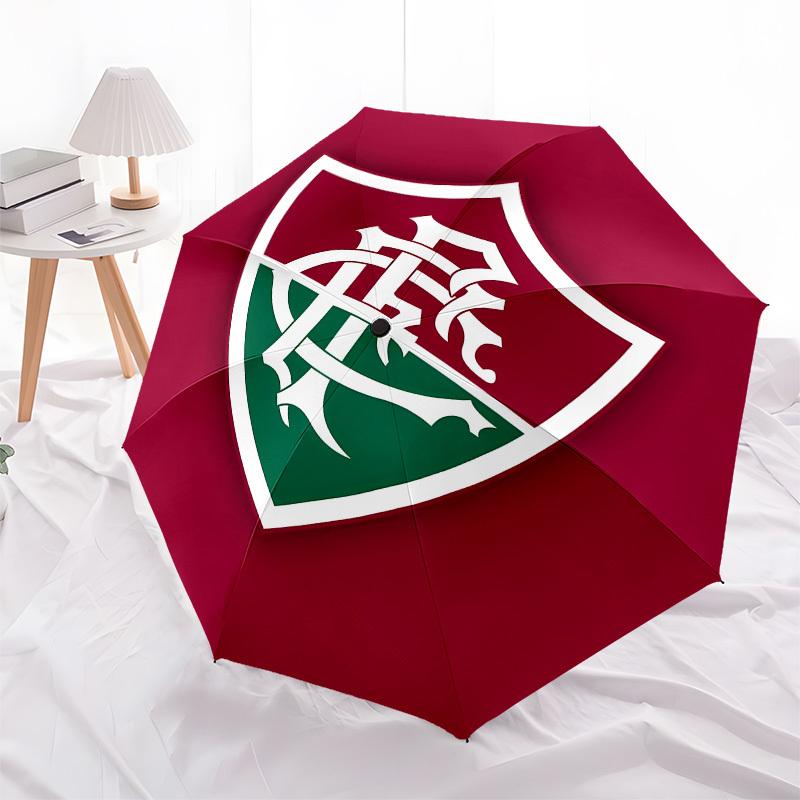 Flamengo, Badge Automatic Opening and Closing, 8 rib Structure Portable Umbrella, Suitable for Men and Women in All Seasons  Perfect Gift fo