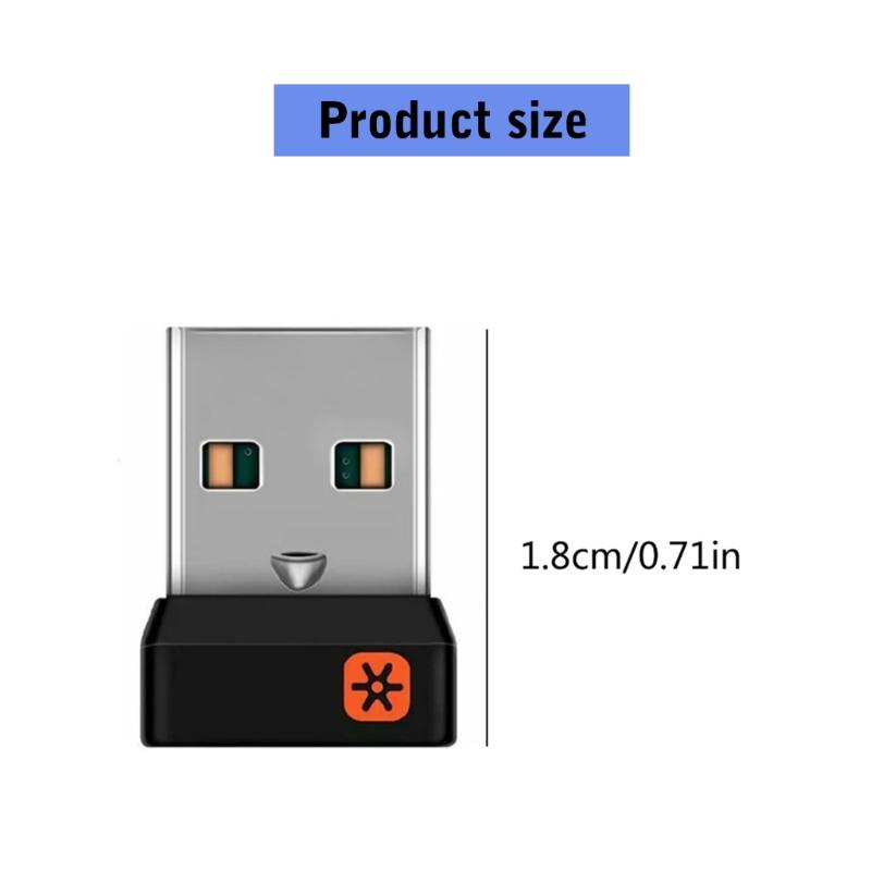 6-Kanal USB-Empfänger Wireless Unifying Dongle-Adapter für M905 M325 M585 M510 M705 Tastatur Maus