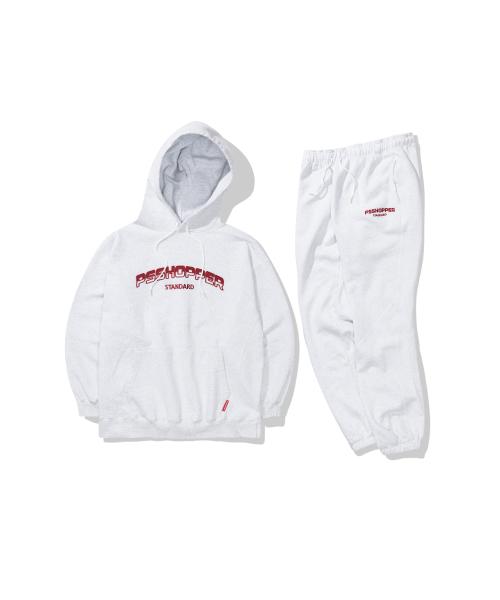 Ps Shopper [Set] Original Washed Hoodie Set [Melange Grey] M