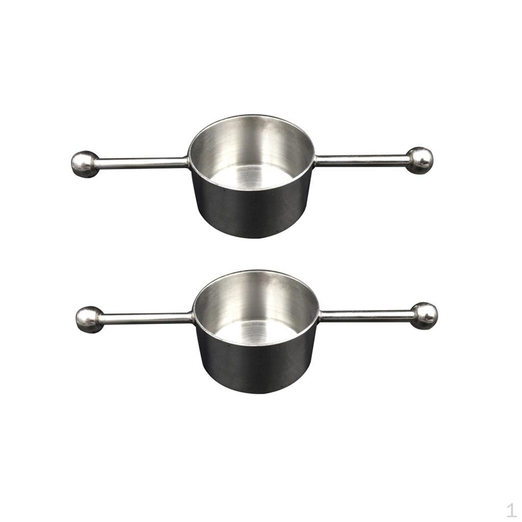 

2 шт. Нержавеющий барный джиггер для смешивания напитков