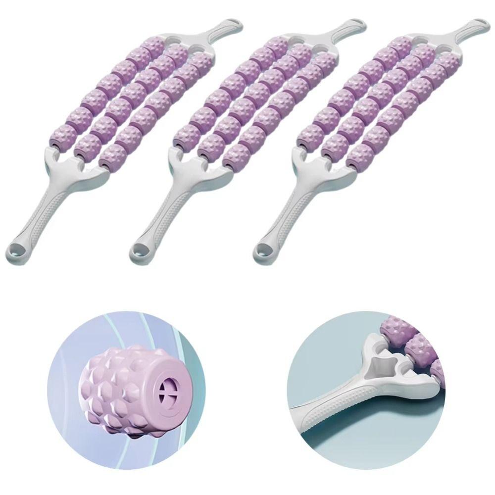 Fitness Yoga Massage Stick Multifunction Fascia Stick Portable Curved Massage Roller  Calves
