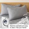 1Pc Home Textile Pillow Cover Removable Pillow Core Protection Pillow Case Protector Sweatproof Waterproof