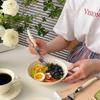 4/6/8/16/24pcs Laguiole Ivory-colored-colored Dishware Collection Stainless-steel Steak Knives Meal Forks Tablespoons Teaspoon Korean Silverware