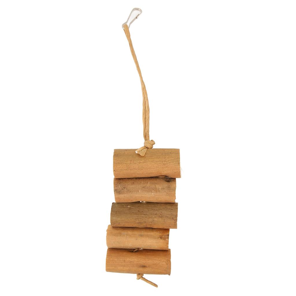 Bird Chew Toys Bite Resistant Teeth Grinding Boredom Relief Sola Log Bird Toys for Parrots Parakeet