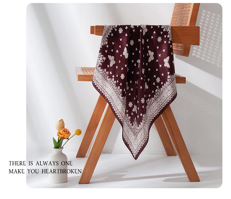 2025 Women's High-End Mulberry Silk Retro Neck Scarf - Elegant, Luxurious Gift or Self-Use