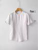 Men's Chinese Style Cotton Linen Short Sleeve Crew Neck T-Shirt - Lightweight, Loose Fit, Summer Top