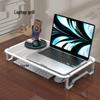 Laptop & Monitor Stand: Durable, Heat-Dissipating, Height-Adjustable, Home Desktop Support.