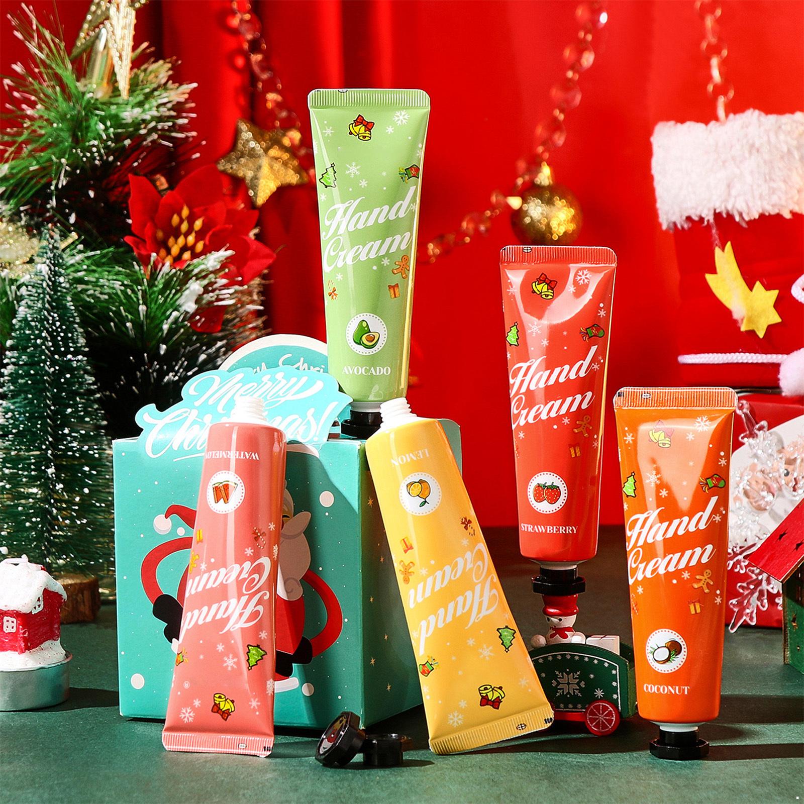 

Набор кремов для рук 5 шт. в подарочной упаковке, Увлажняющий и питательный лосьон для ухода за руками, Дорожный размер, Подарок для ухода за кожей для женщин и мужчин One Size красный