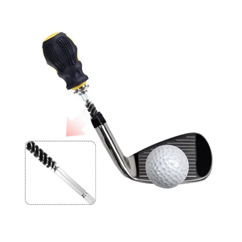 2/4PCS Golf Clubs Head Hosel Brush Golf Club Brush Wire Brush Electric Drill Wire Brush Cleanup Golf Club Epoxy