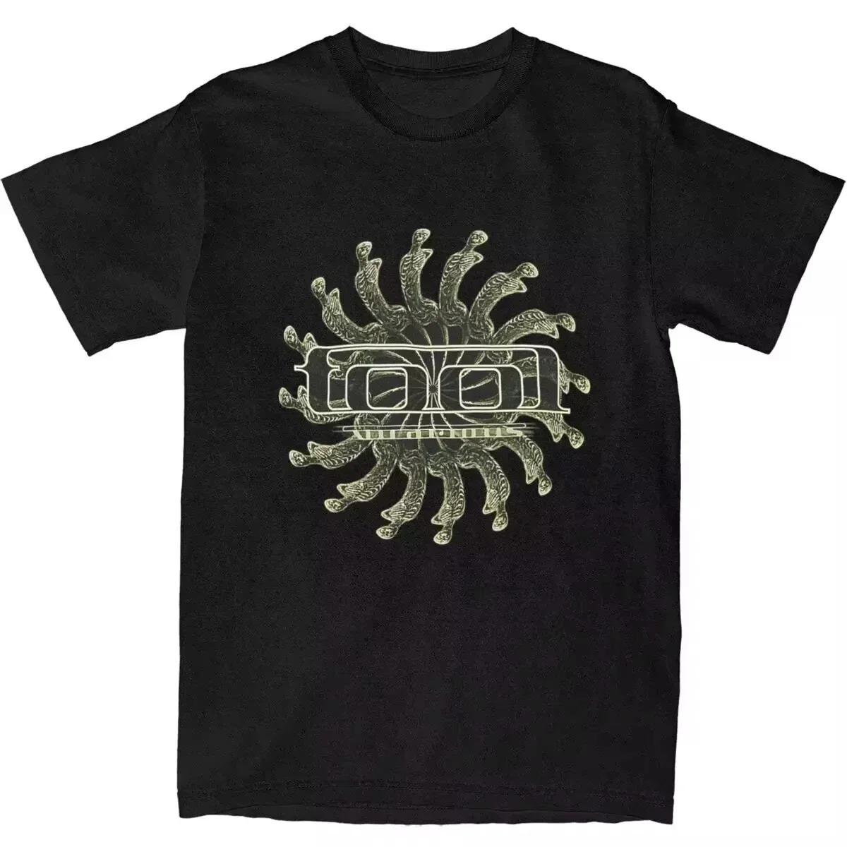 

2026 Streetwear Tool Band Metal Music TShirt Forwomen High Quality Clothing Hip Hop Band Tee Retro Unisex Top Men Free Shipping 4XL