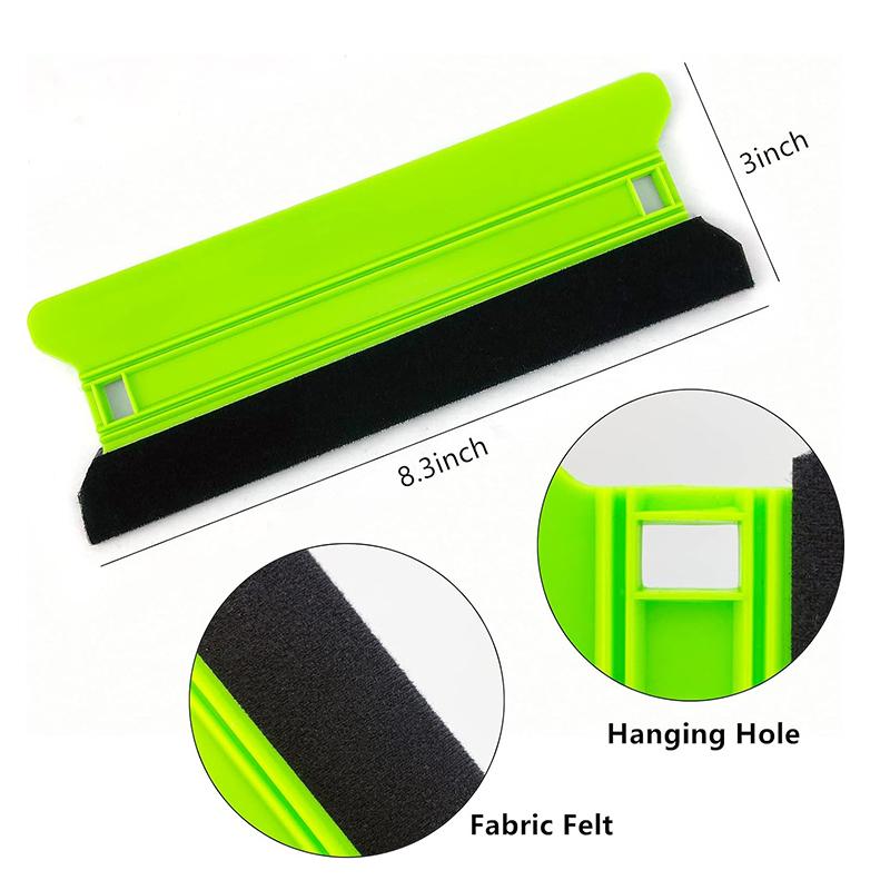 Car Vinyl Wrap Tool Window Tint Film Kit Large Felt Squeegee Edge Trimmer Corner Squeegee Scraper for Installing Car Sticker