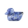 1Pc Natural Stone Hand Carved Mini Duck Figurine 17-20×25-28mm Polished Crystal Little Duck Statue Reiki Healing Mini Desk Terrarium Decor Craft Gift