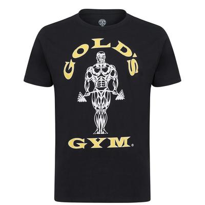 Tricou cu mânecă scurtă Golds Gym Muscle Joe Tricou negru unisex