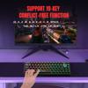 Xiaomi 68 Keys Gaming Keyboard USB Wired Portable 20 RGB Backlight Spanish Korean Russian Keyboard for Windows Laptops Computer