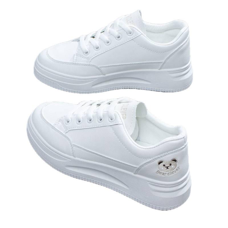 Little white shoes women's shoes 2025 new spring and autumn white shoes versatile popular shoes casual single shoes board shoes summer thin
