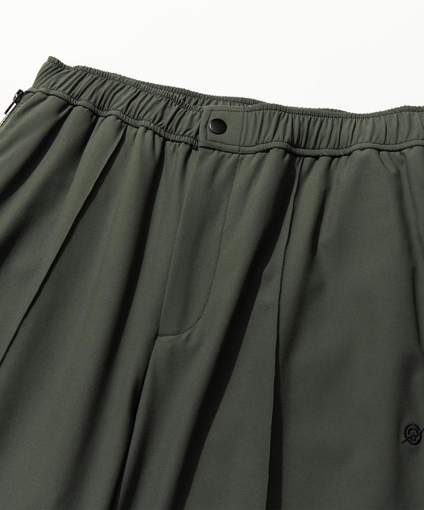 Kallapataleu Nylon Span 4 Way Zip Pants - Khaki