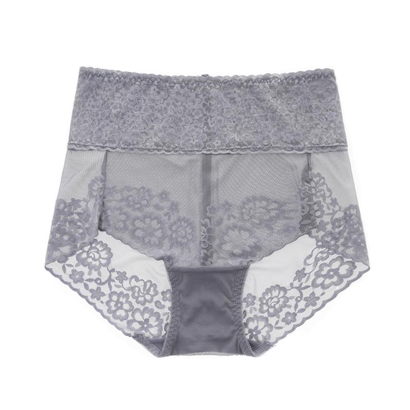 

Женские кружевные трусики с высокой посадкой: Контроль живота, Подтяжка бедер, Дышащая сетка, Бесшовное, Высококачественное нижнее белье XXL